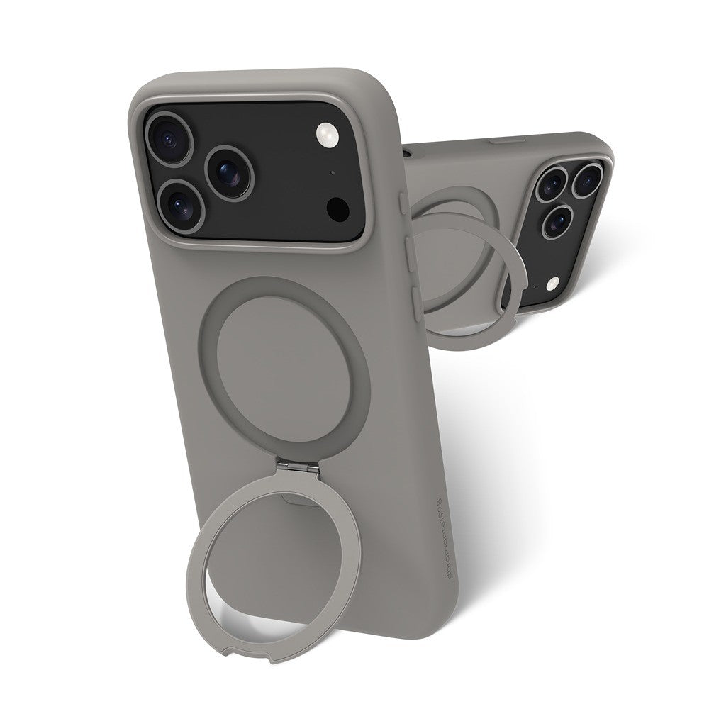 dbramante1928 iPhone 17 Pro Max/iPhone 18 Pro Max Cover Roskilde MagSafe Kick ICON River Stone