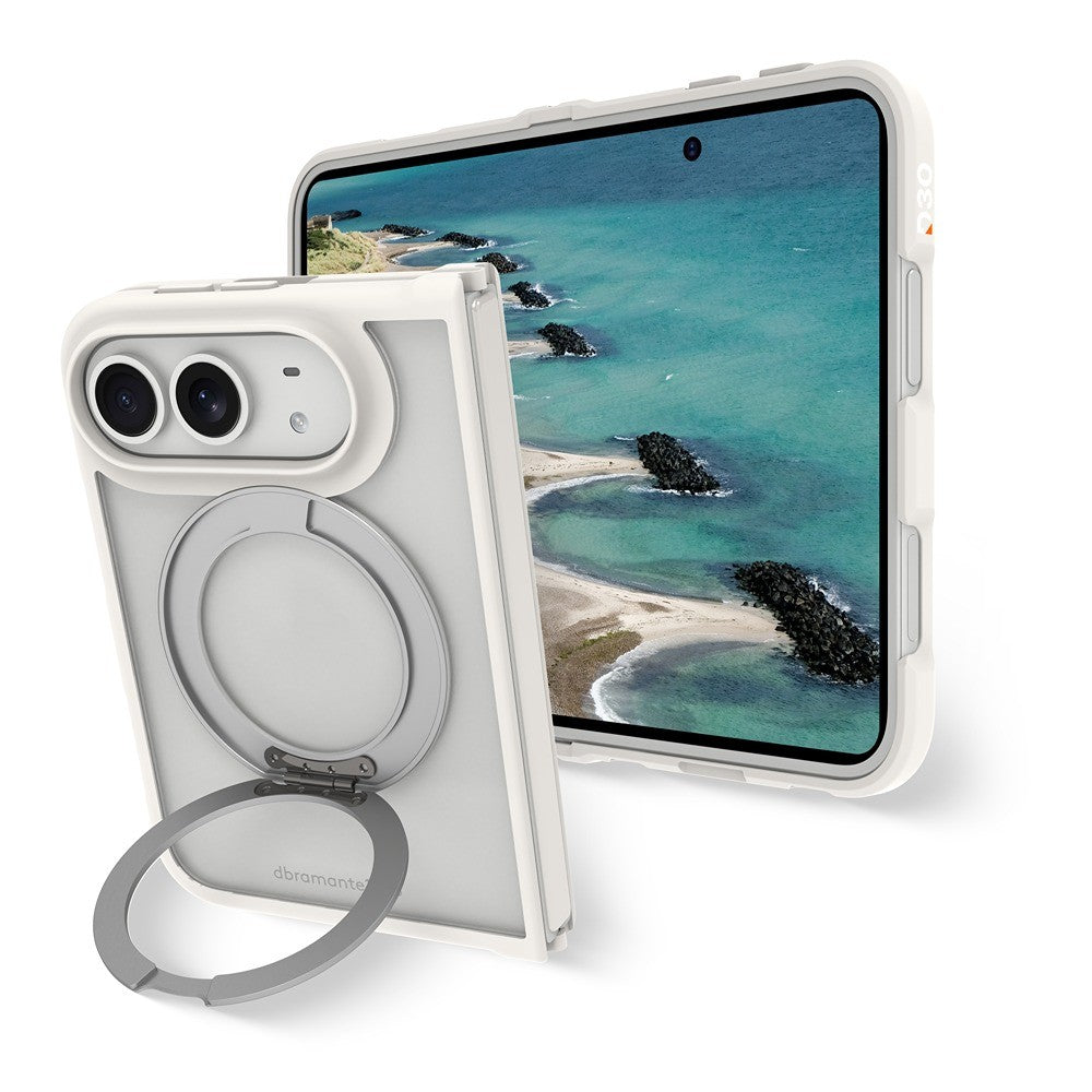 dbramante1928 iPhone Duo Cover Grenen Ultra MagSafe Kick Hvid