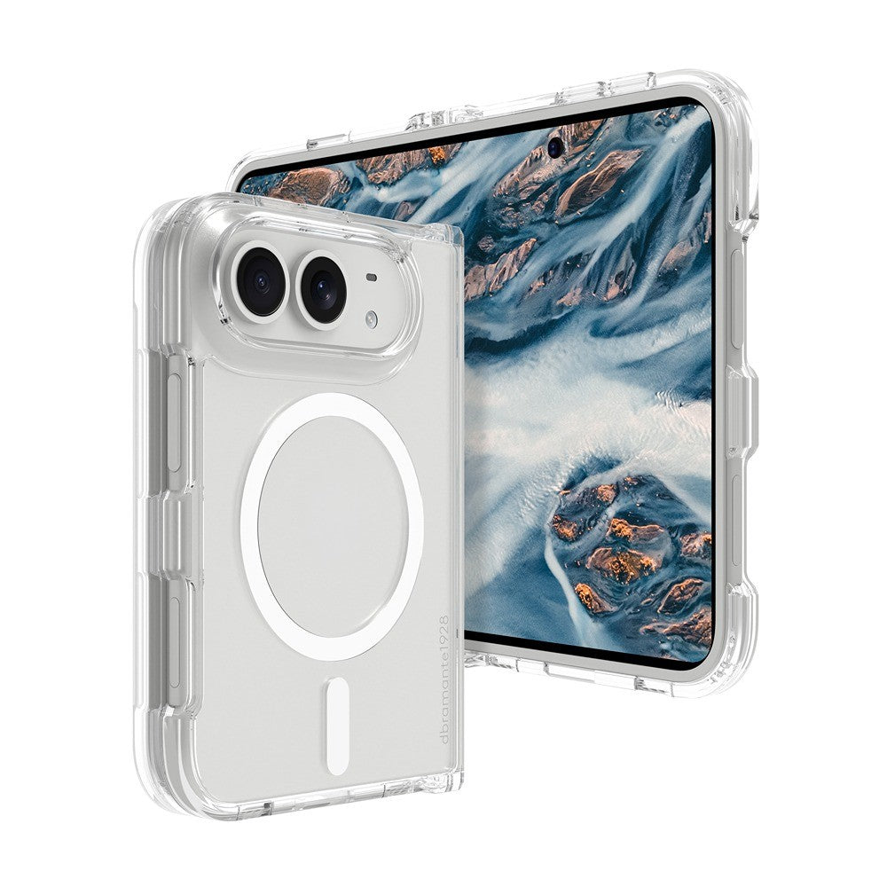 dbramante1928 iPhone Duo Cover Iceland Pro MagSafe Klar