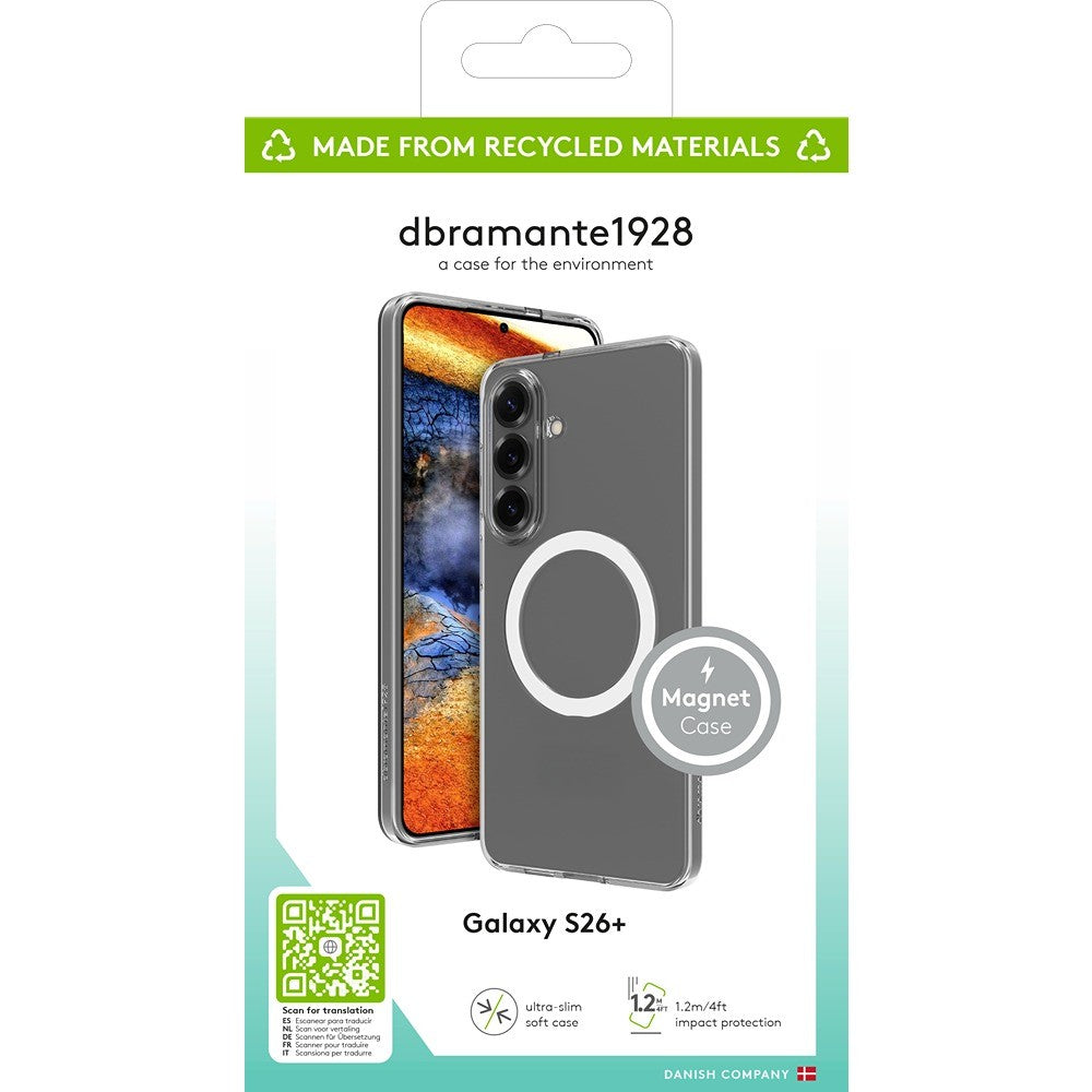 dbramante1928 Samsung Galaxy S26 Plus Cover Greenland Pro Magnet Klar