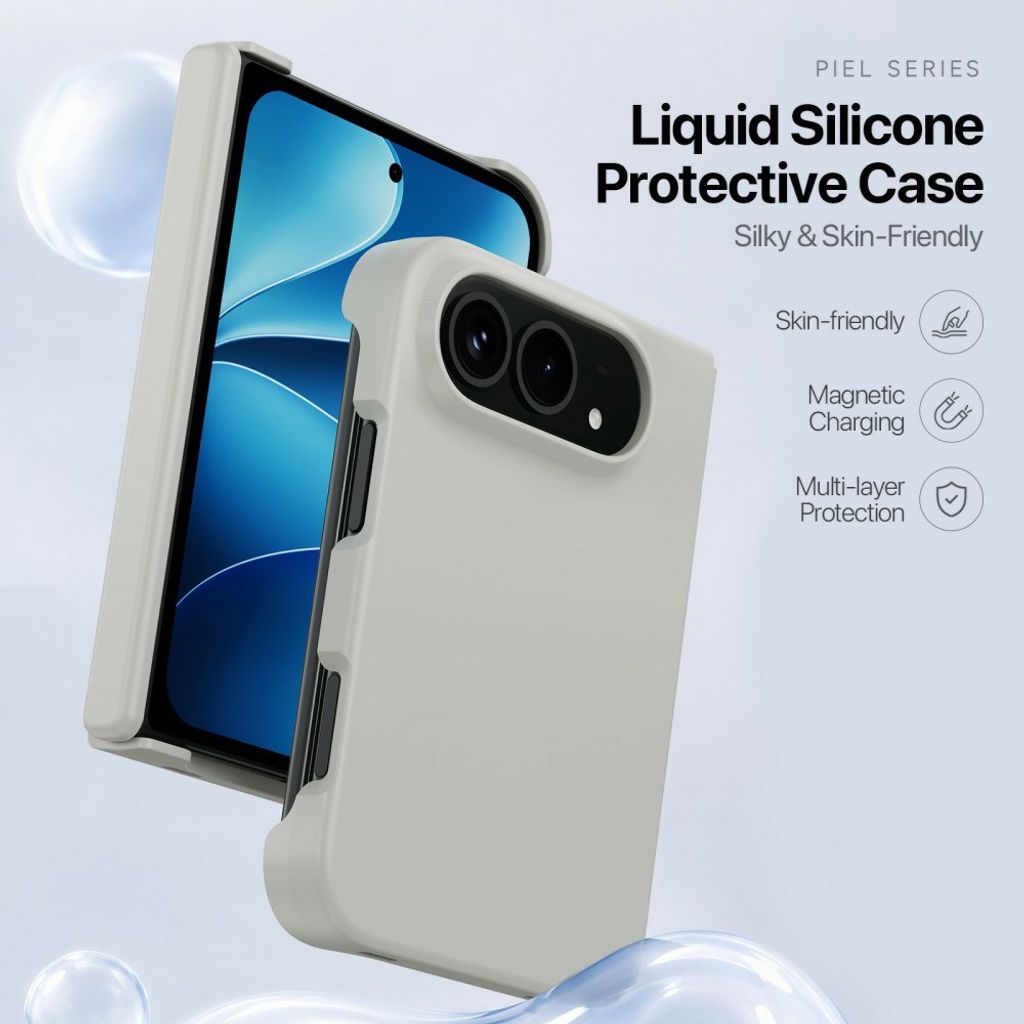 Dux Ducis iPhone Duo Cover Piel Series MagSafe Beige