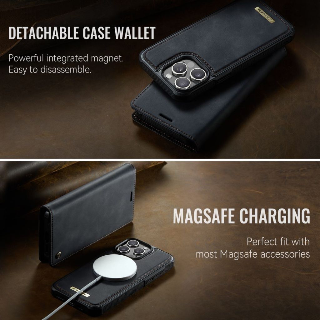 CaseMe iPhone 13 Pro Etui C49 Series Sort