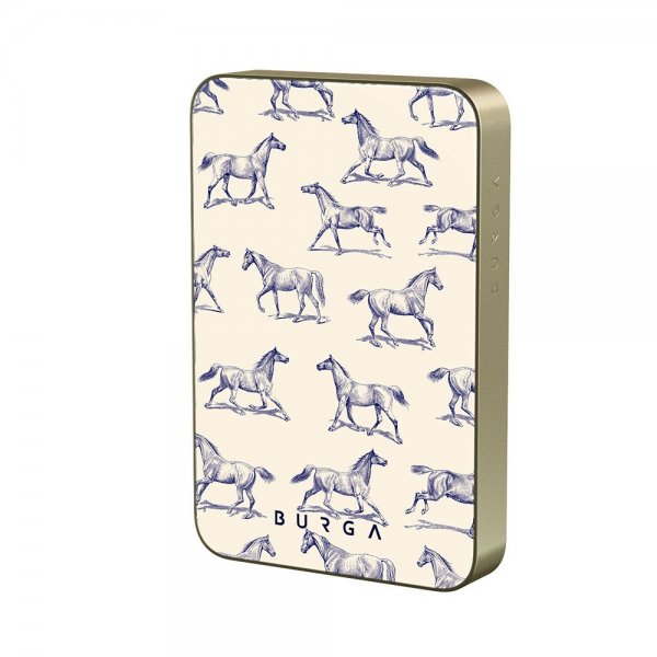 Burga Powerbank MagSafe 5000 mAh Derby Race Guld