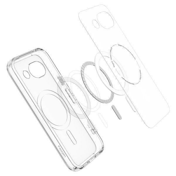 Spigen Google Pixel 10a Cover Ultra Hybrid MagFit Clear White
