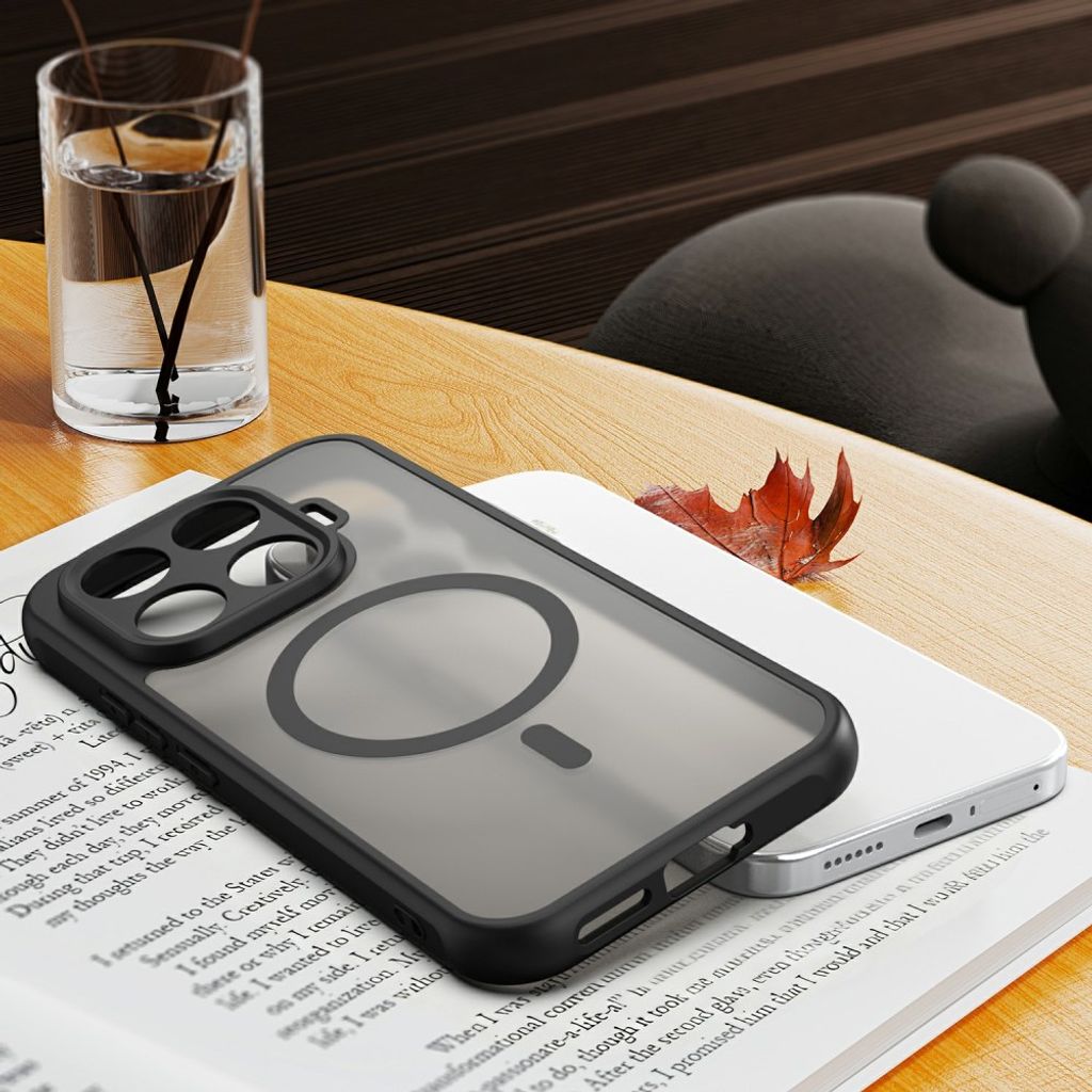 Xiaomi 17T Pro Cover Frostet MagSafe Sort