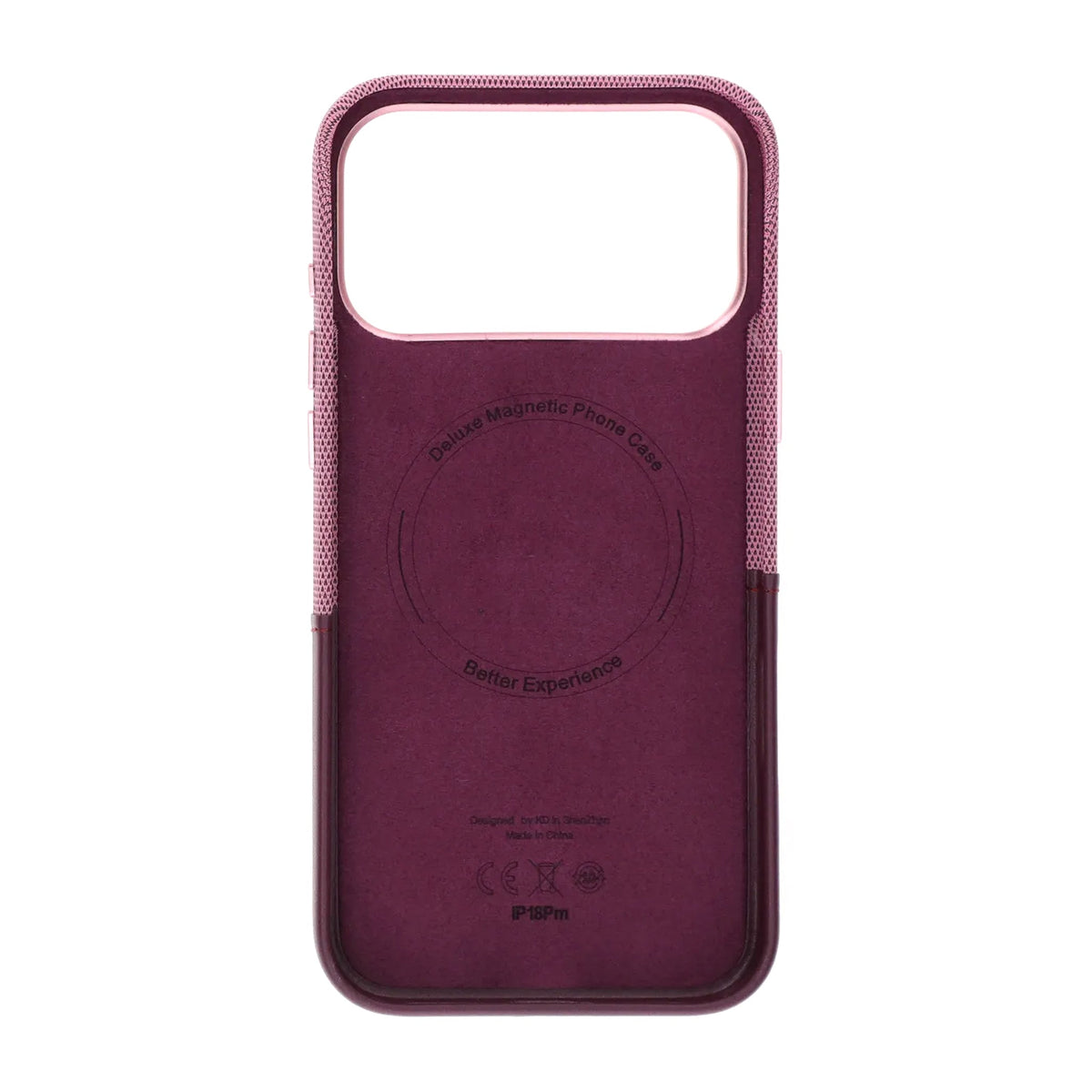 iPhone 17 Pro/iPhone 18 Pro Cover i læder med kortholder og MagSafe Lilla