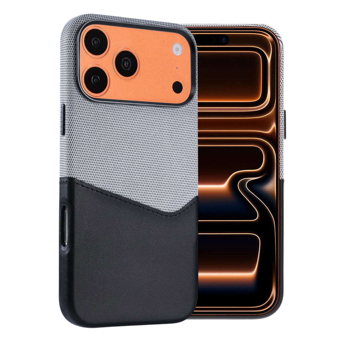 iPhone 17 Pro Max/iPhone 18 Pro Max Cover i læder med Kortholder og MagSafe Sort