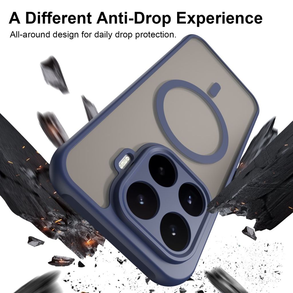 Xiaomi 17T Cover Frostet MagSafe Blå