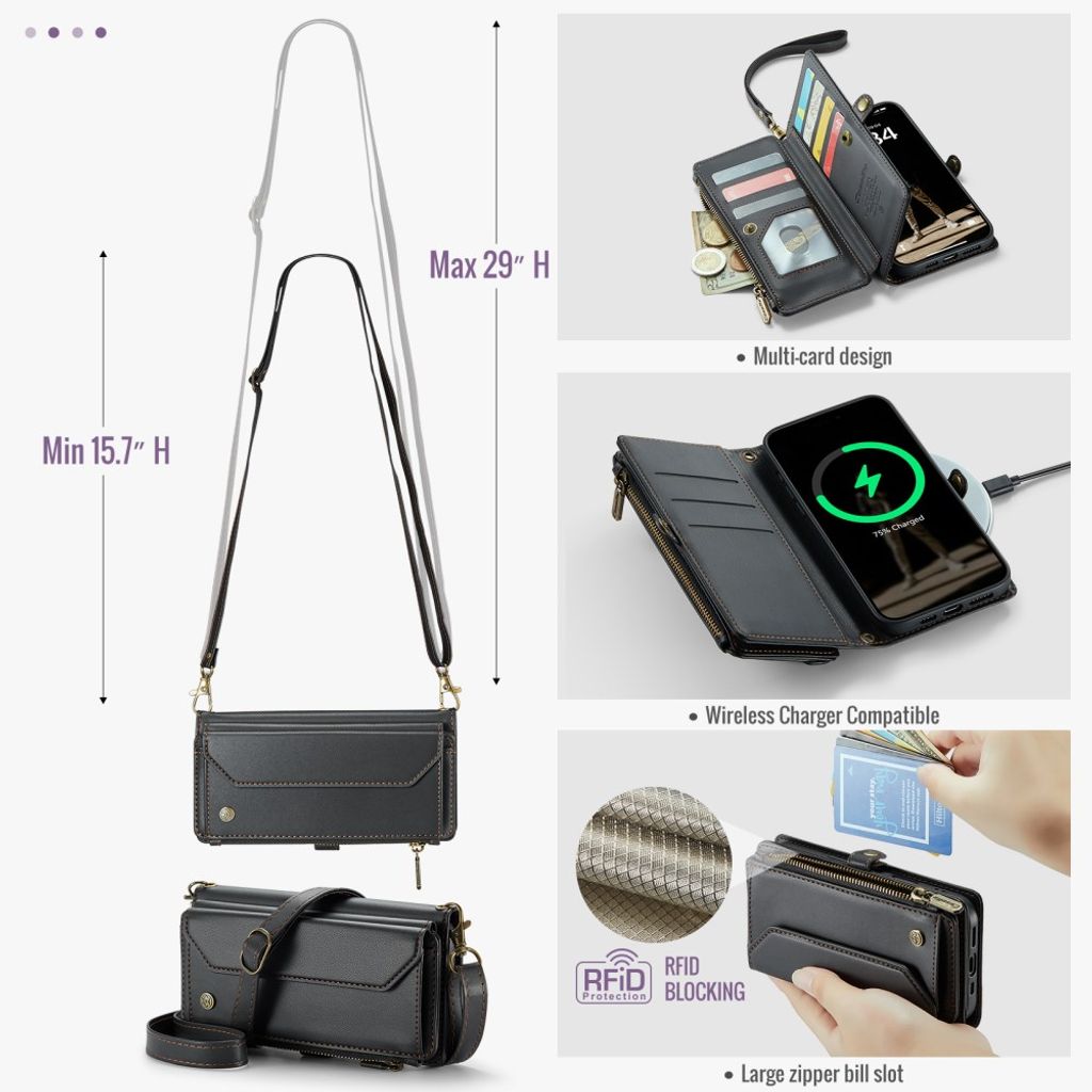 CaseMe iPhone 17 Pro Max/iPhone 18 Pro Max Etui C36 Series Sort