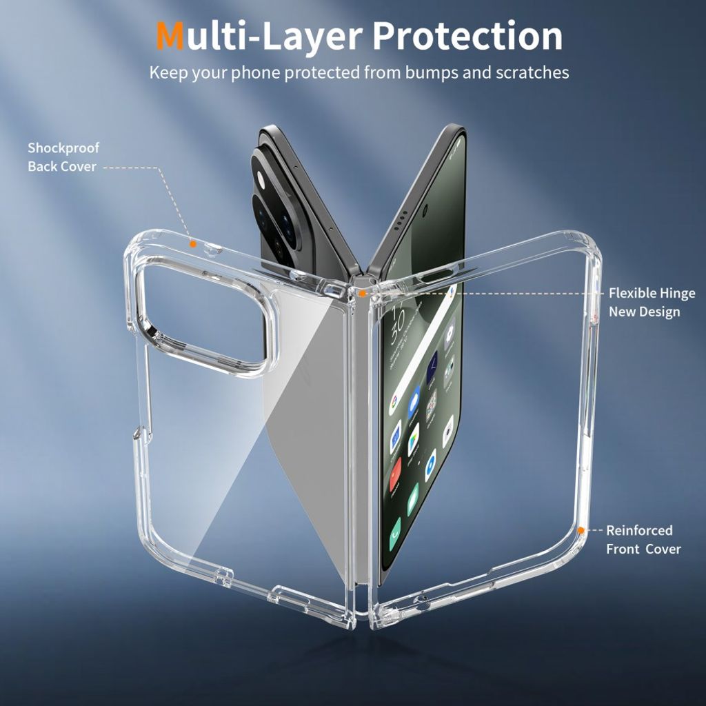 Google Pixel 11 Pro Fold Cover Frosted Klar