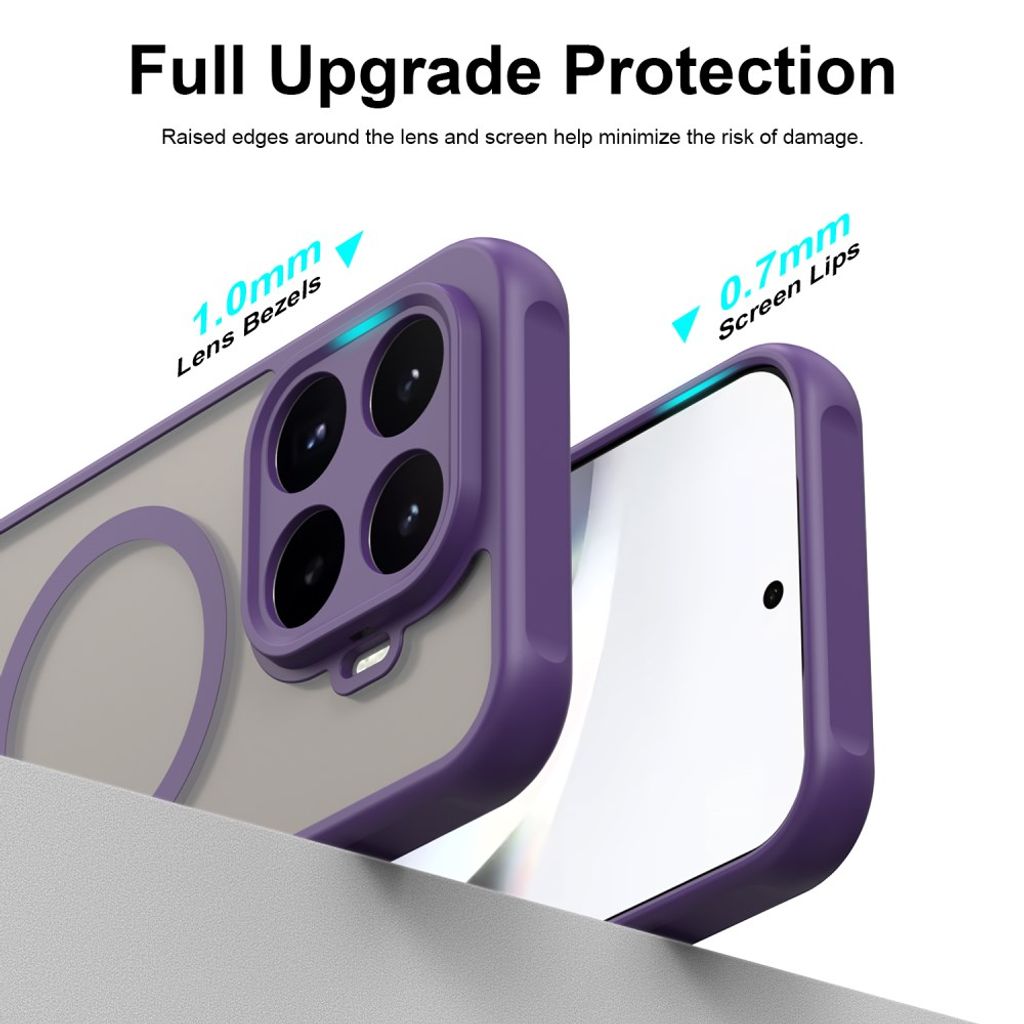 Xiaomi 17T Cover Frostet MagSafe Lilla