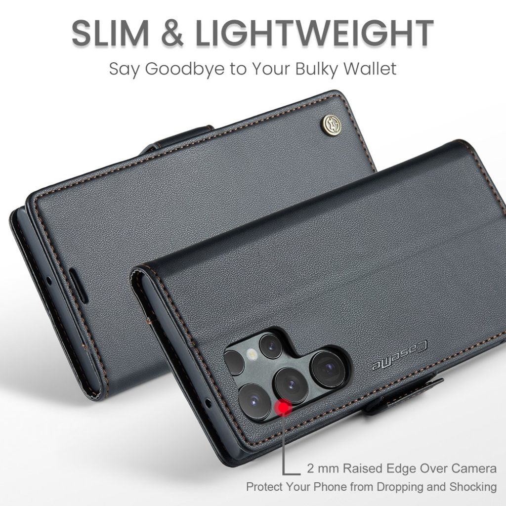CaseMe Samsung Galaxy S24 Ultra Etui 023 Series Sort