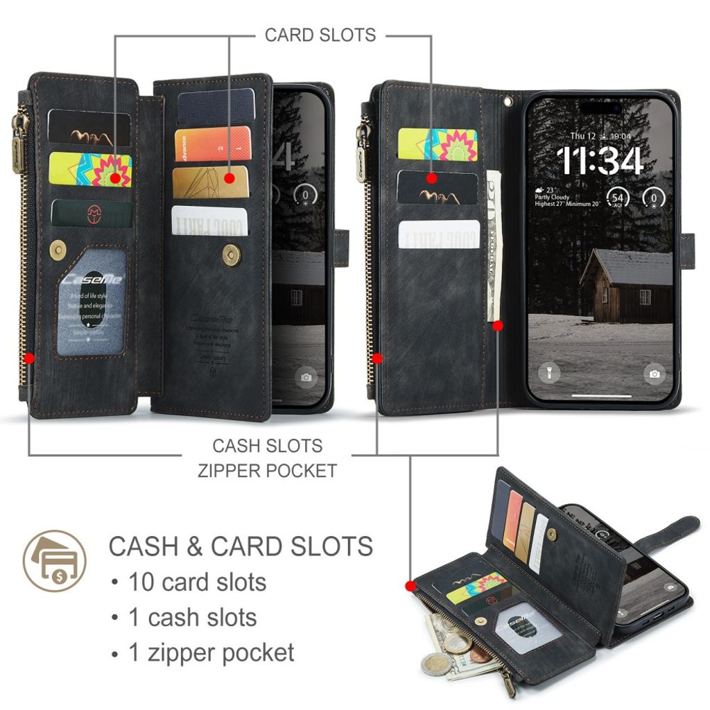 CaseMe iPhone Air Etui C30 Series Sort