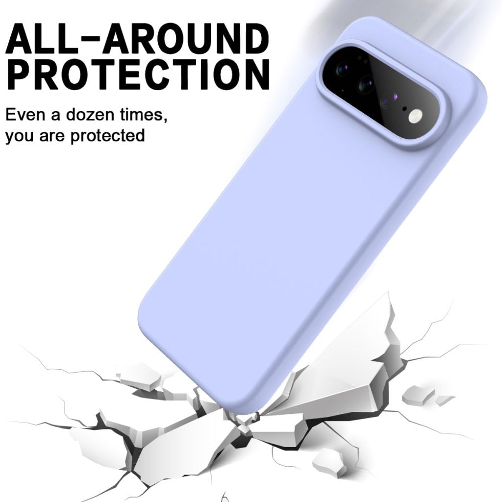 Google Pixel 11 Pro XL Cover med Strap Silikone Lilla