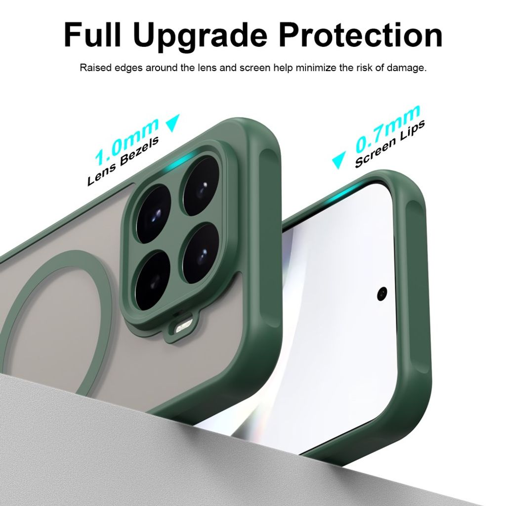 Xiaomi 17T Cover Frostet MagSafe Grøn