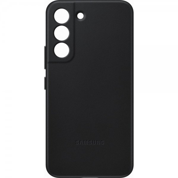 Samsung Original Galaxy S22 Cover Læder Sort