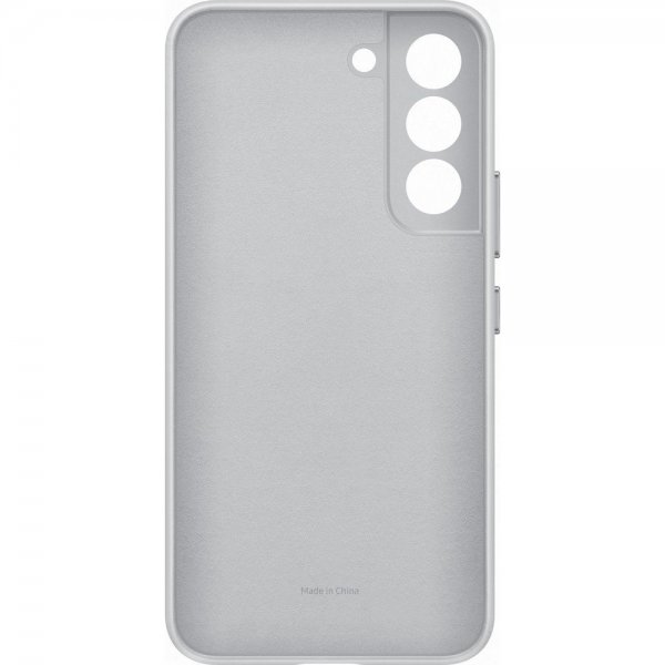 Samsung Original Galaxy S22 Plus Cover Læder Light Grey