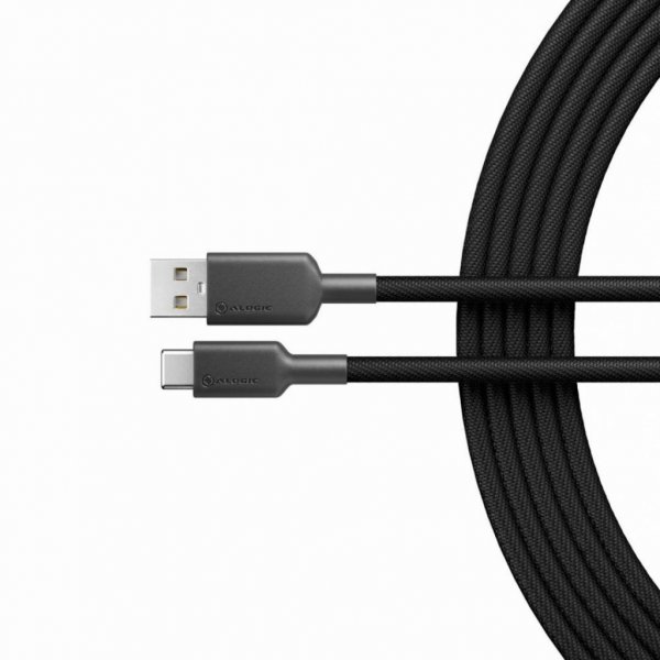 ALOGIC Kabel Elements Pro USB-A til USB-C Kabel 1m Sort