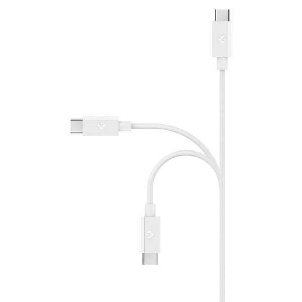 Spigen Essential Kabel USB-A til USB-C 60W 2m Hvid