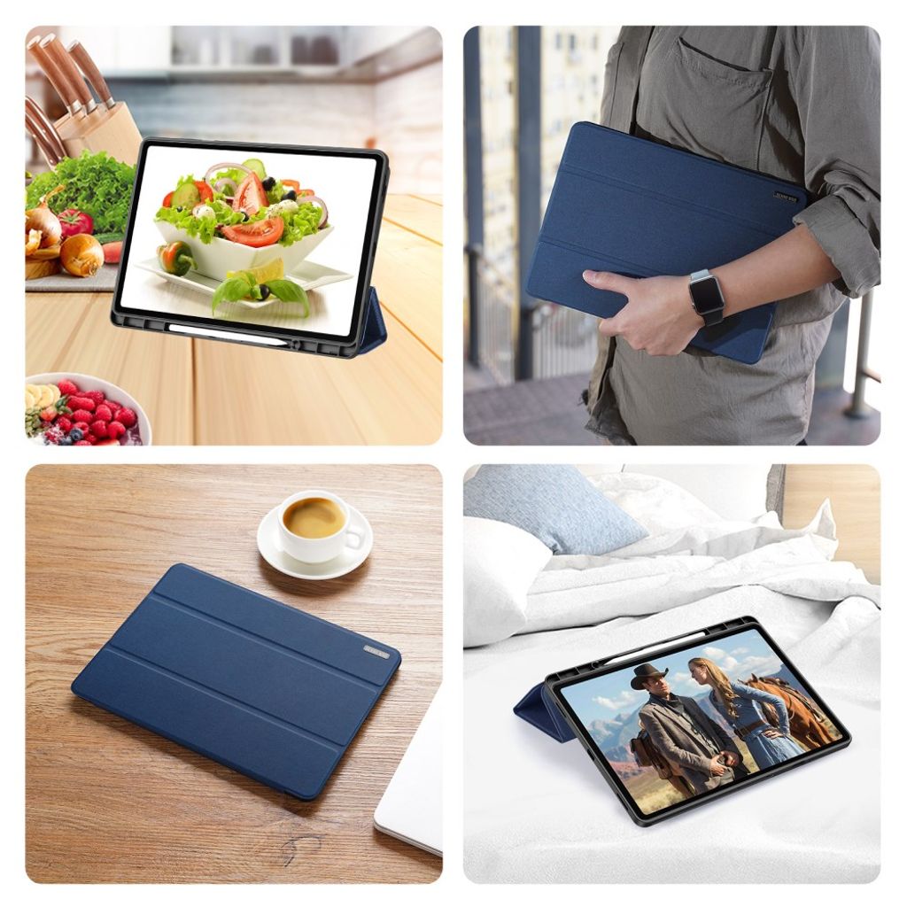Dux Ducis Samsung Galaxy Tab S12 Plus Etui DOMO Series Blå