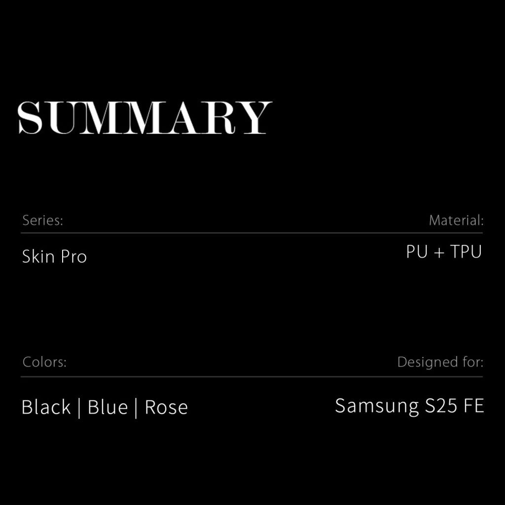 Dux Ducis Samsung Galaxy S25 FE Etui Skin Pro Series Lyserød