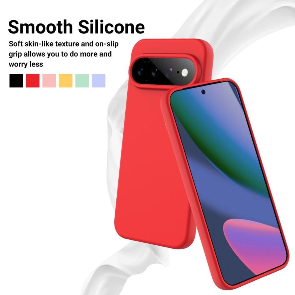 Google Pixel 11 Pro XL Cover med Strap Silikone Rød