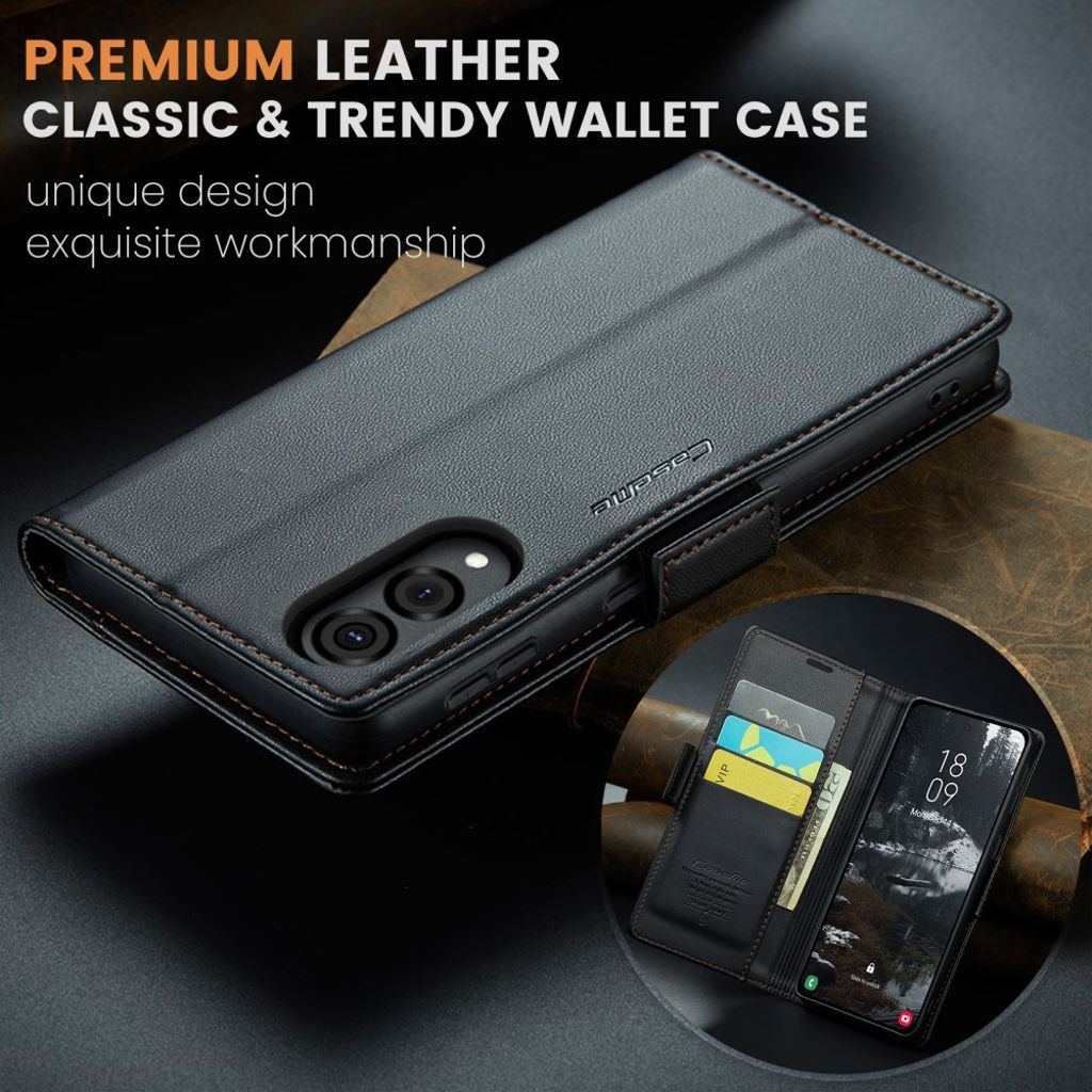 CaseMe Samsung Galaxy S25 Edge Etui 023 Series Sort