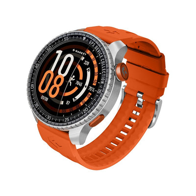 Silver/Orange