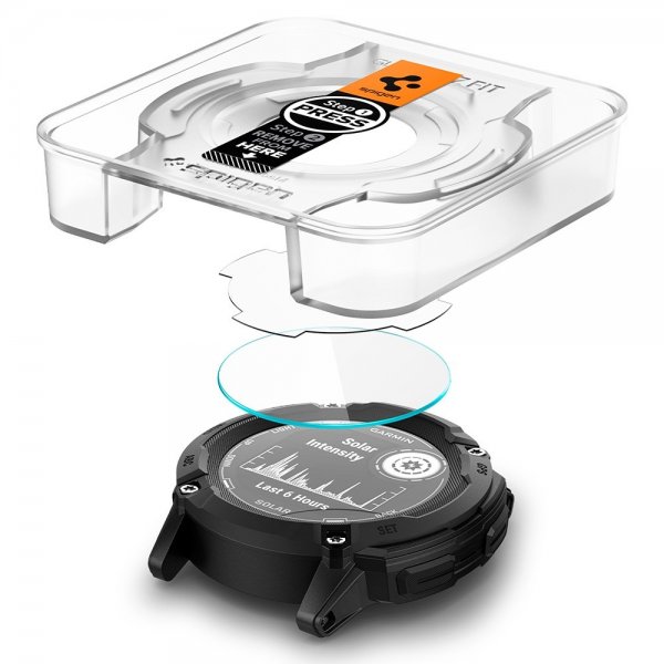 Spigen Garmin Instinct 2X Solar Skærmbeskyttelse GLAS.tR EZ Fit 2-pak