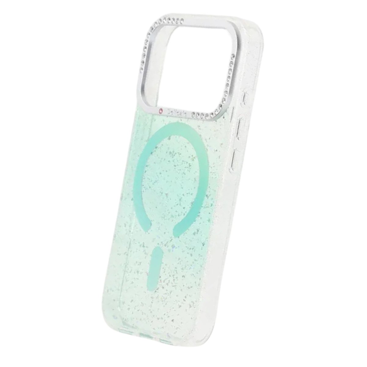 iPhone 17 Pro Max Cover Glitter Diamond MagSafe Grøn