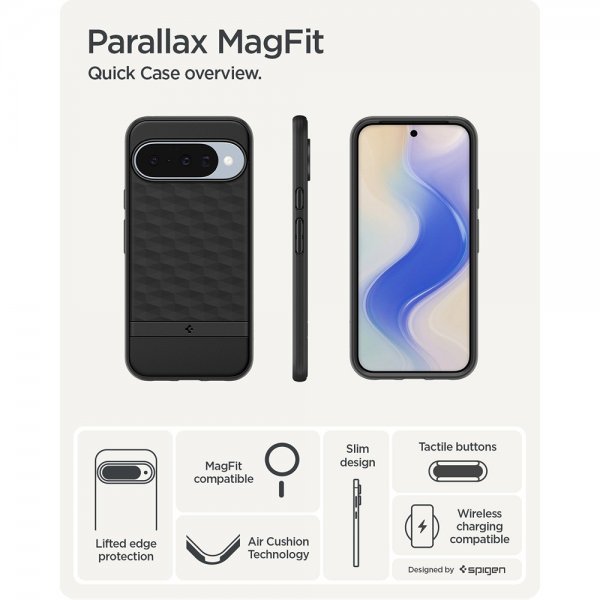 Spigen Google Pixel 10/Pixel 10 Pro Cover Parallax MagFit Mat Sort