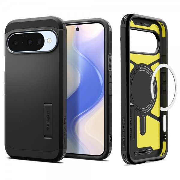 Spigen Google Pixel 10/Pixel 10 Pro Cover Tough Armor MagFit Sort
