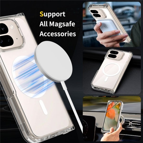 Nordic Covers Google Pixel 10 Pro Fold Cover Feather Series MagSafe Transparent