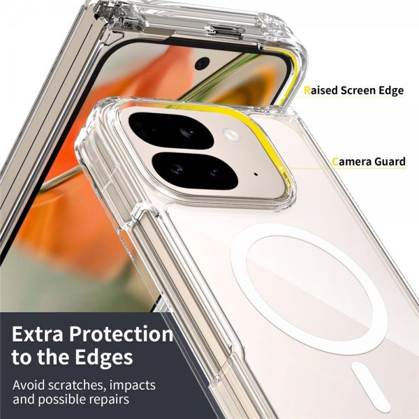 Nordic Covers Google Pixel 10 Pro Fold Cover Feather Series MagSafe Transparent