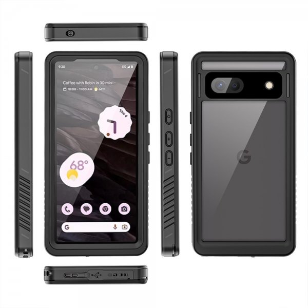 Redpepper Google Pixel 7a Cover Vandtæt IP68 Sort