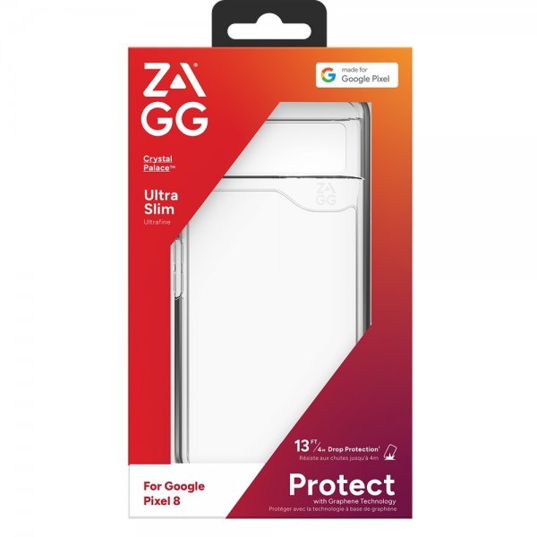 ZAGG Google Pixel 8 Cover Crystal Palace Transparent