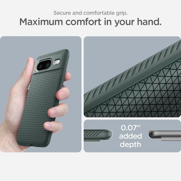 Spigen Google Pixel 8 Cover Liquid Air Abyss Green
