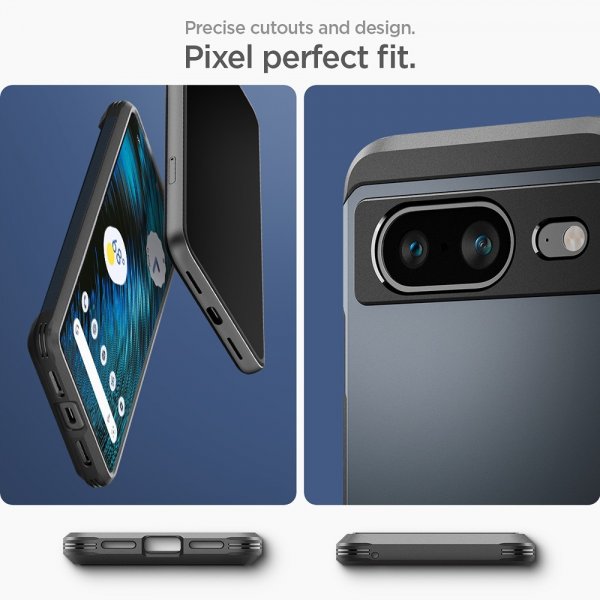 Spigen Google Pixel 8 Cover Tough Armor Metal Slate