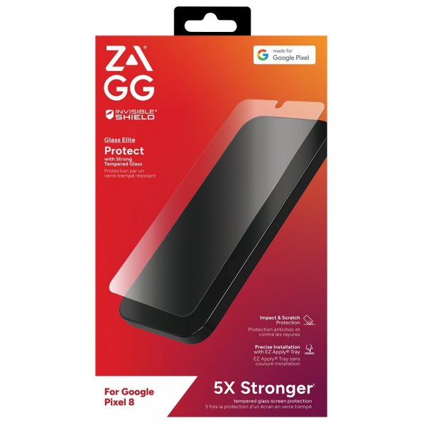 ZAGG InvisibleShield Google Pixel 8 Skærmbeskytter Glass Elite