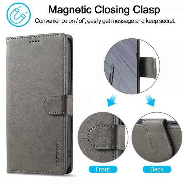 Lc.Imeeke Google Pixel 9/Pixel 9 Pro/Pixel 10/Pixel 10 Pro Cover med Kortlomme Grå