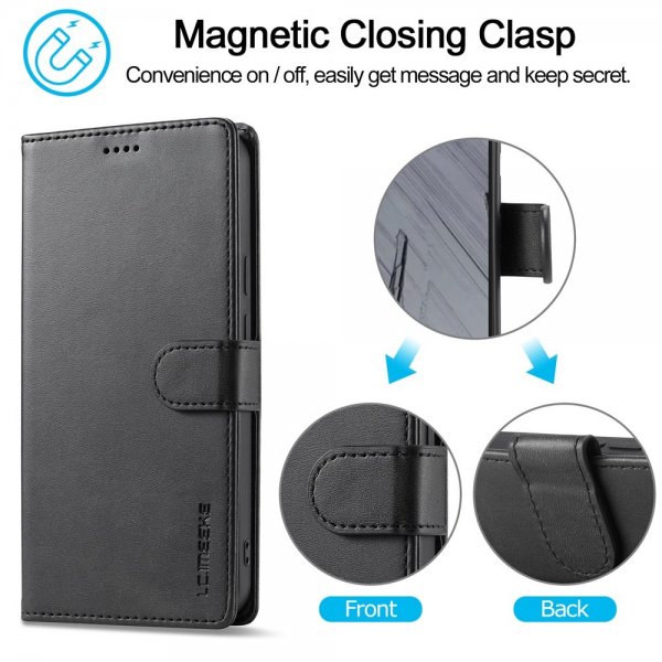 Lc.Imeeke Google Pixel 9/Pixel 9 Pro/Pixel 10/Pixel 10 Pro Cover med Kortlomme Sort