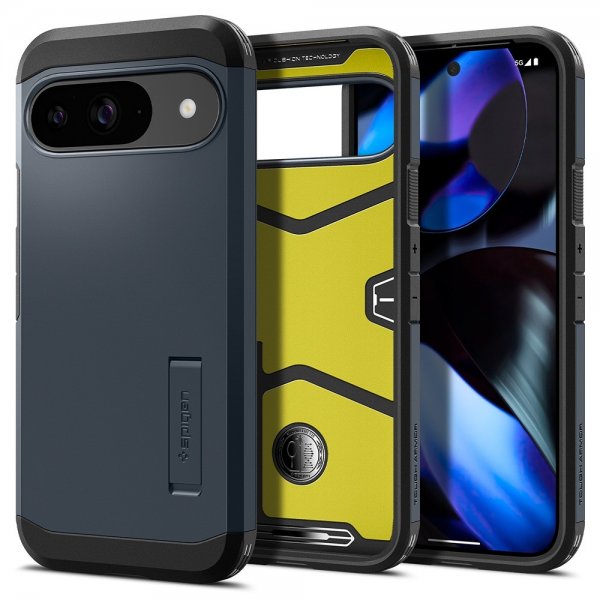 Spigen Google Pixel 9/Pixel 9 Pro Cover Tough Armor Metal Slate