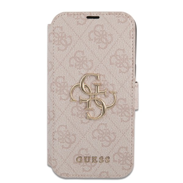 Guess iPhone 15 Pro Max Cover 4G Logo Rosa