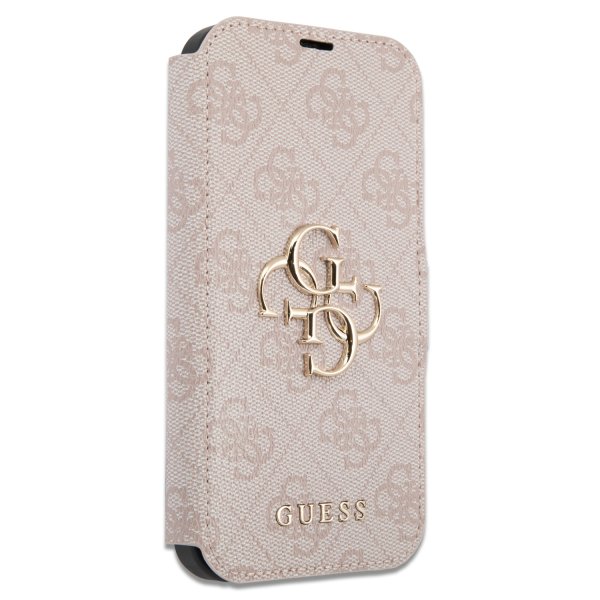 Guess iPhone 15 Pro Max Cover 4G Logo Rosa