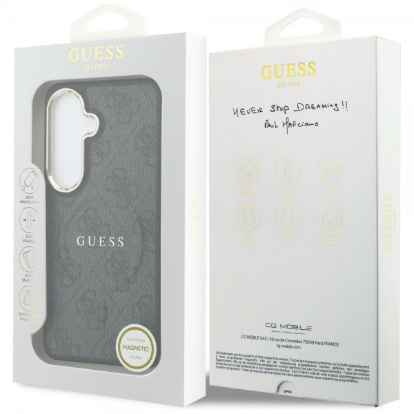 Guess Samsung Galaxy S26 Plus Cover 4G Embossed MagSafe Sort