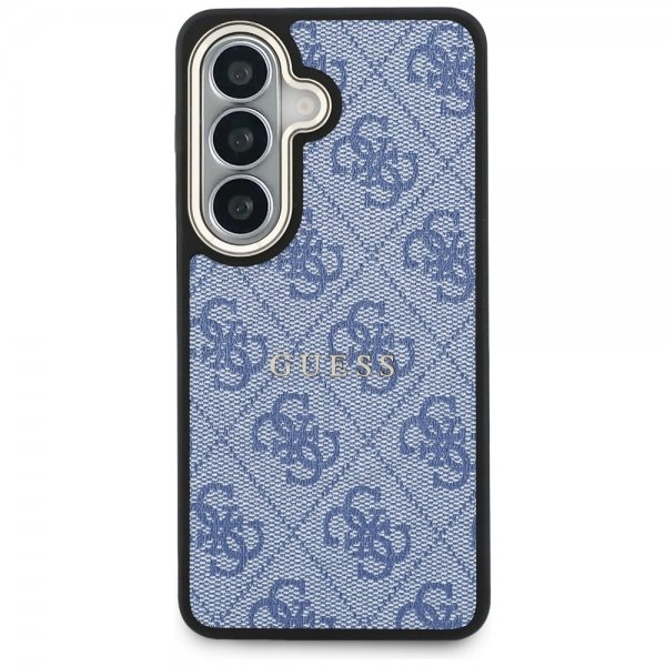 Guess Samsung Galaxy S26 Cover 4G Præget MagSafe Blå