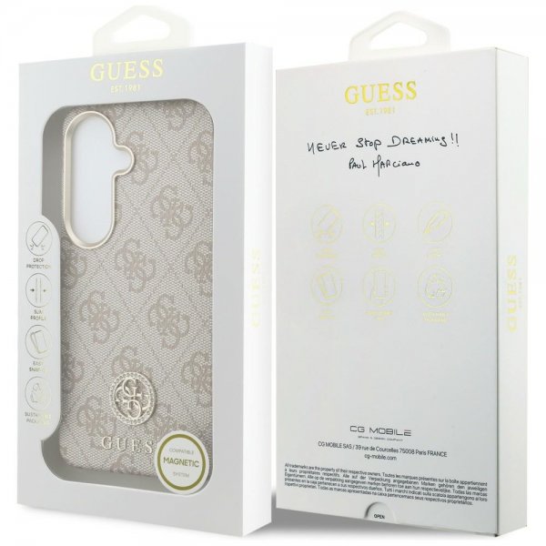Guess Samsung Galaxy S26 Plus Cover 4G Round MagSafe Rosa