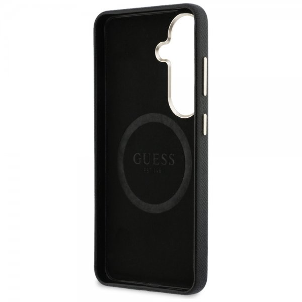 Guess Samsung Galaxy S26 Cover Rhinestone Logo MagSafe Sort