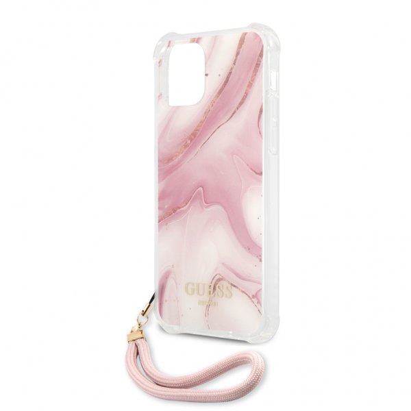 Guess iPhone 12 Pro Max Cover Marble Rosa