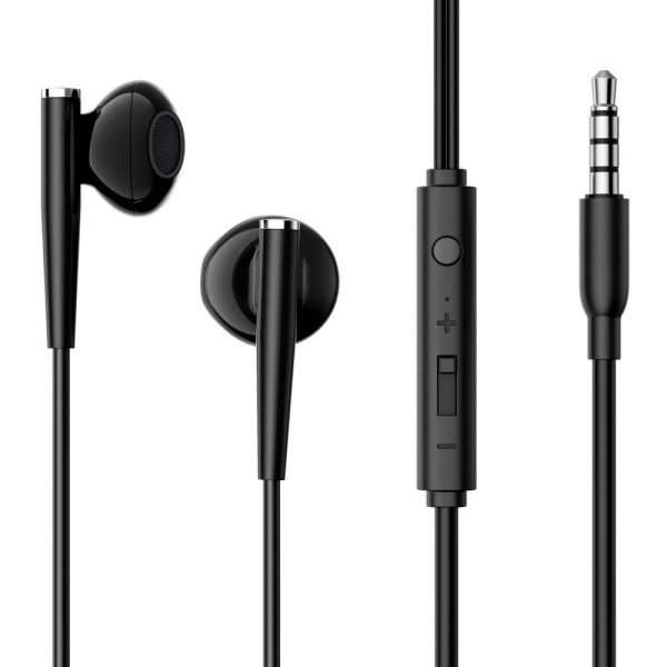 Joyroom Hovedtelefoner JR-EW04 Wired Earphones 3.5mm Sort